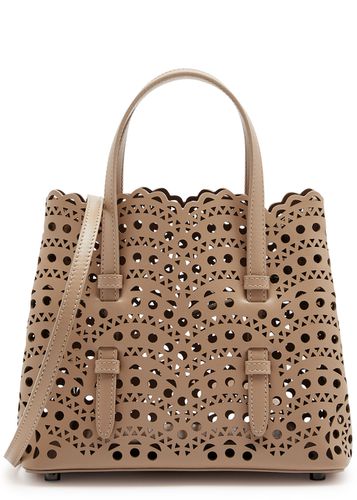 Alaïa Mina 20 Laser-cut Leather top Handle bag - ALAÏA - Modalova