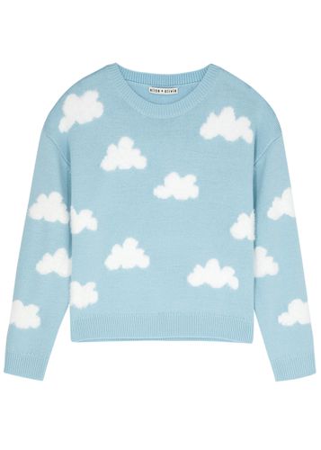 Gleeson Cloud-intarsia Wool-blend Jumper - - XL (UK16 / XL) - Alice + Olivia - Modalova