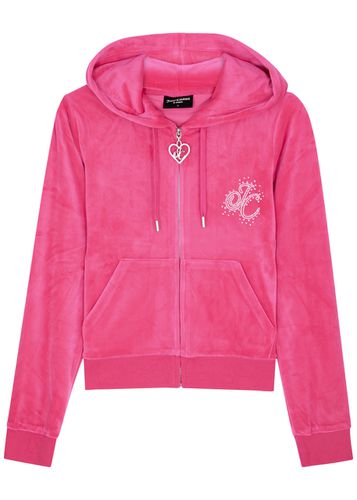 Amir Logo-embellished Velour Sweatshirt - - S (UK8-10 / S) - Juicy Couture - Modalova
