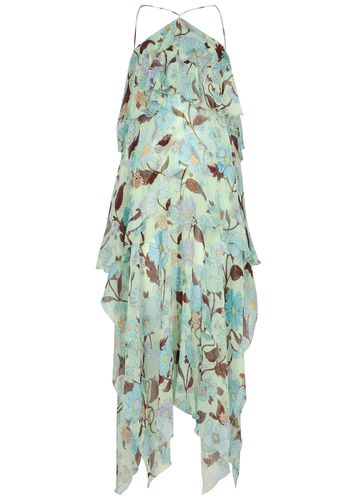 Floral-print Tiered Silk Maxi Dress - - 38 (UK6 / XS) - Stella McCartney - Modalova