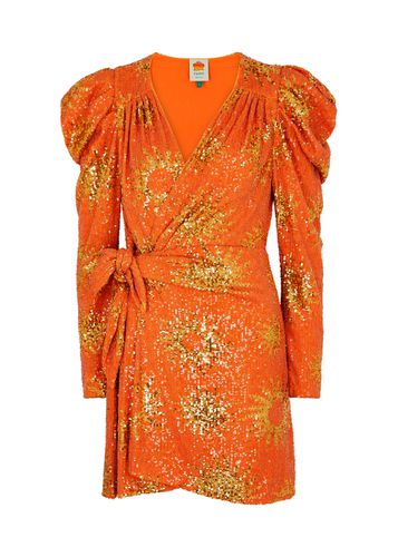 Sunny Mood Sequin Mini Dress - - L (UK14 / L) - Farm Rio - Modalova