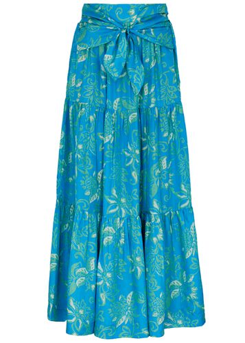 Lucca Floral-print Silk Maxi Skirt - - 1 (UK8 / S) - Hannah Artwear - Modalova