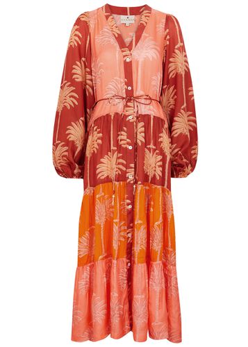 Larisa Printed Silk Midi Dress - - 1 (UK8 / S) - Hannah Artwear - Modalova