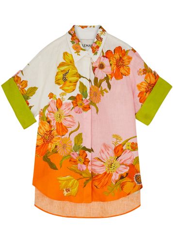 Silas Floral-print Linen Shirt - - 12 (UK12 / M) - ALEMAIS - Modalova