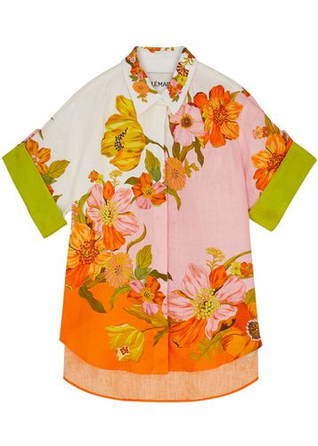 Silas Floral-print Linen Shirt - - 6 (UK6 / XS) - ALEMAIS - Modalova