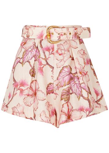 Matchmaker Floral-print Linen Shorts - - 2 (UK 12 / M) - Zimmermann - Modalova