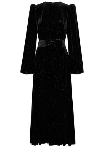 Villanelle Glittered Velvet Midi Dress - - 10 (UK10 / S) - The Vampire's Wife - Modalova