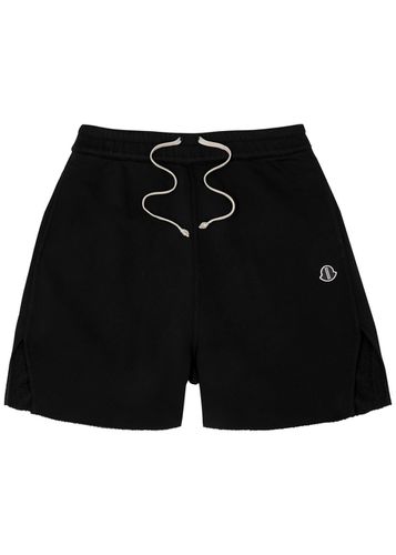 X Moncler Logo Cotton Shorts - - L - Rick Owens - Modalova