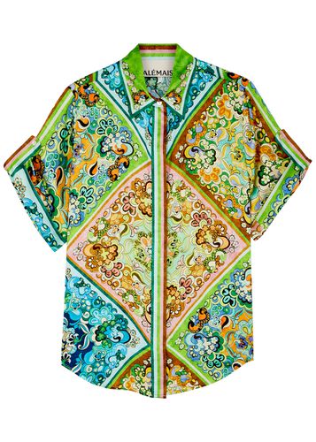 Dreamer Printed Silk-satin Shirt - - 10 (UK10 / S) - ALEMAIS - Modalova