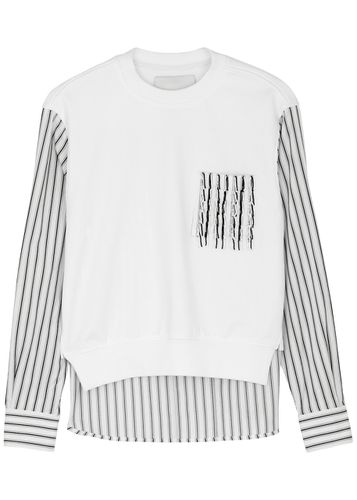 Striped Panelled Cotton Sweatshirt - - M (UK12 / M) - 3.1 Phillip Lim - Modalova