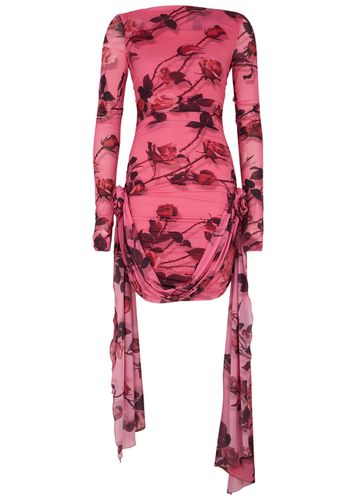 Floral-print Stretch-jersey Mini Dress - - 38 (UK6 / XS) - BLUMARINE - Modalova