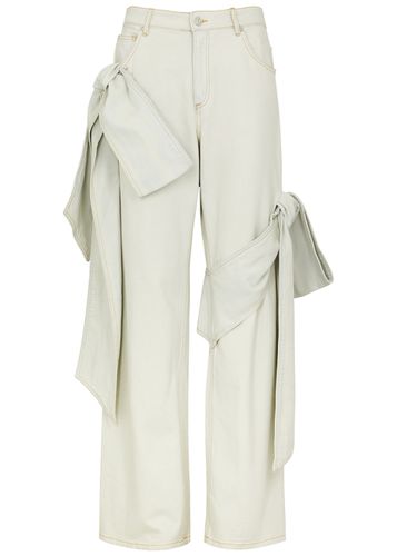 Bow-embellished Wide-leg Jeans - - 42 (UK10 / S) - BLUMARINE - Modalova