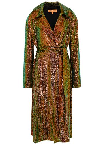 Paulos Sequin-embellished Trench Coat - - L (UK14 / L) - Stine Goya - Modalova