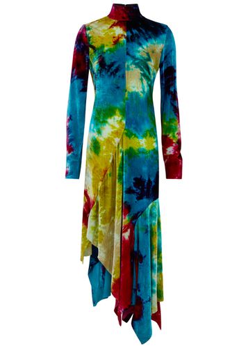 Tie-dye Velvet Midi Dress - - 12 (UK12 / M) - Marques' Almeida - Modalova