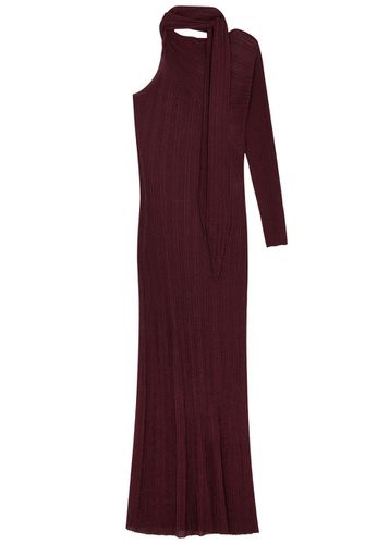 Asymmetric Metallic-knit Maxi Dress - - L (UK14 / L) - Rabanne - Modalova