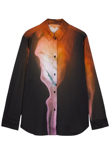 Sophia Printed Satin Shirt - - XL (UK16 / XL) - Stine Goya - Modalova