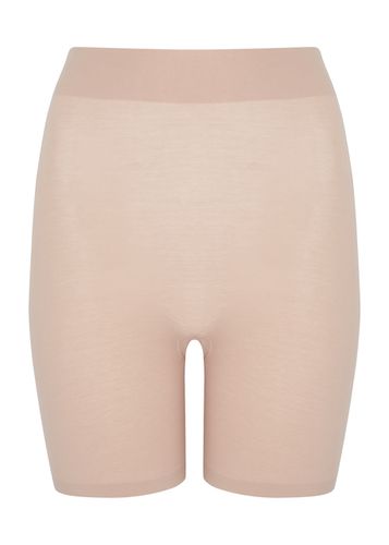 Beige Control tulle high-rise briefs, Wolford