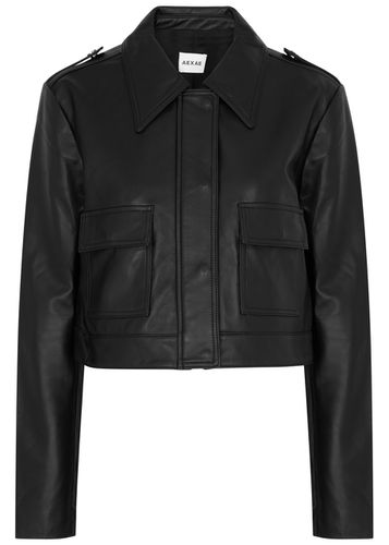 Cropped Leather Jacket - - XS (UK6 / XS) - Aexae - Modalova