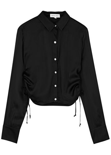 Ruched Cropped Satin Shirt - - S (UK8-10 / S) - Bella dahl - Modalova
