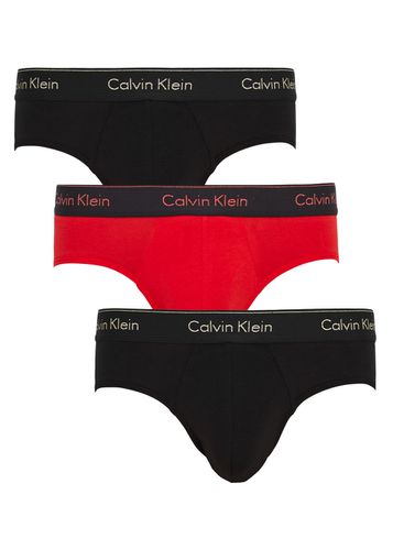 Logo Stretch-cotton Briefs - set of Three - - XL - Calvin klein - Modalova