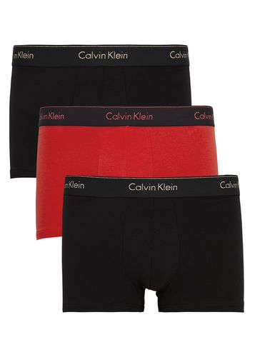 Logo Stretch-cotton Trunks - set of Three - - L - Calvin klein - Modalova