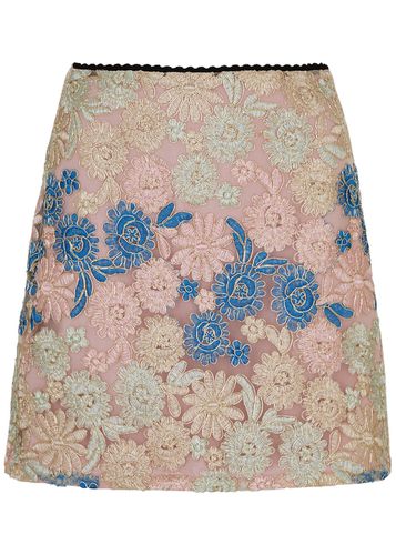 Artist Embroidered Floral-embroidered Mini Skirt - - 10 (UK10 / S) - Sister Jane - Modalova