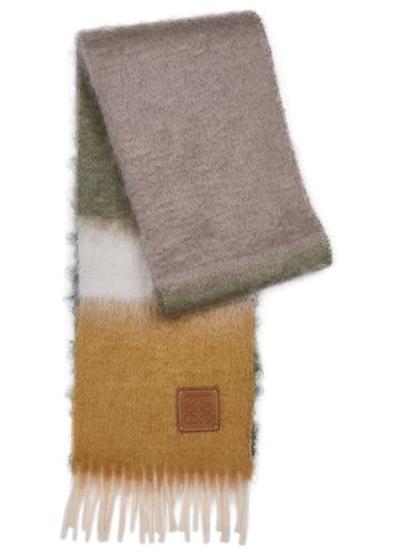 Striped Mohair-blend Scarf - Loewe - Modalova