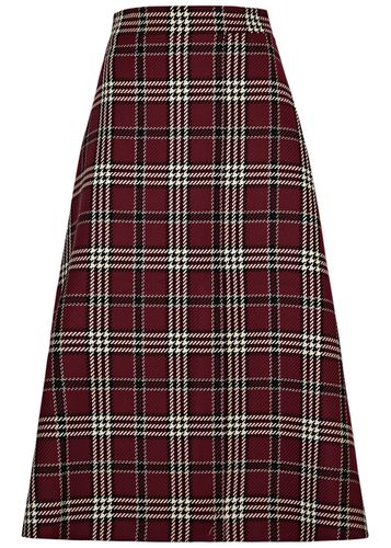 Tora Tartan Wool-blend Midi Skirt - - 10 (UK10 / S) - Emilia Wickstead - Modalova