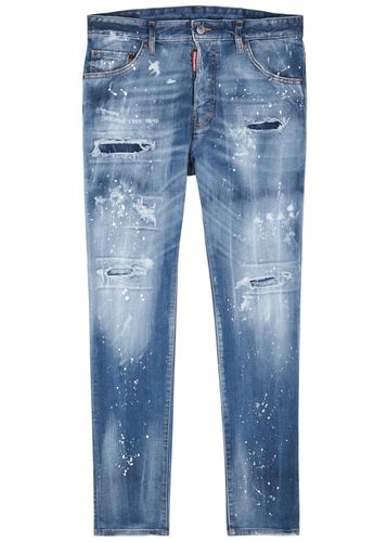 Skater Paint-splatter Skinny Jeans - - 50 (IT50 / L) - Dsquared2 - Modalova