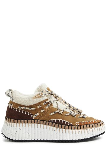 Chloe Nama Mountain Patchwork Suede Sneakers - - 37 (IT37 / UK4) - Chloé - Modalova