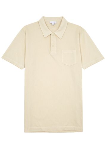 Riviera Cotton-mesh Polo Shirt - - S - Sunspel - Modalova