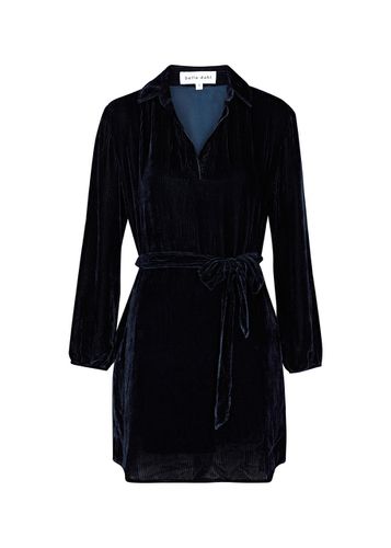 Ribbed Belted Velvet Mini Shirt Dress - - L (UK14 / L) - Bella dahl - Modalova