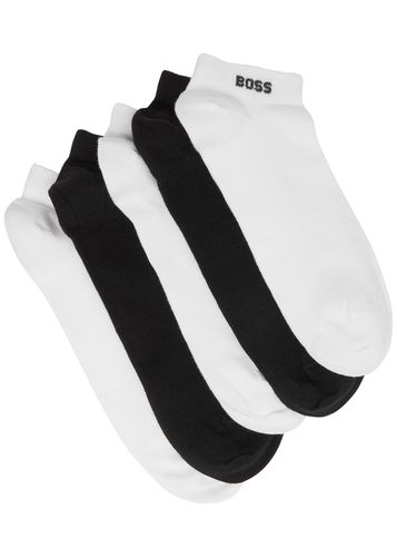 Logo-intarsia Cotton-blend Socks - set of Five - - One Size - Boss - Modalova