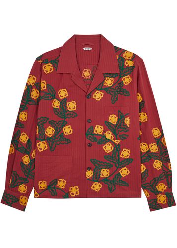 Marigold Wreath Embroidered Cotton Shirt - - M - Bode - Modalova