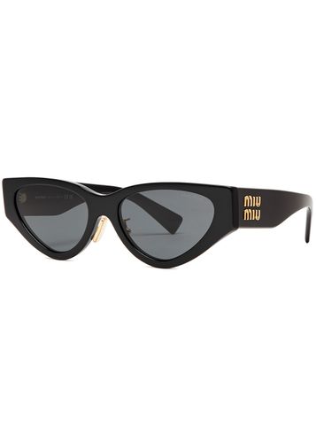 Miu Miu Cat-eye Sunglasses - Black - Miu miu - Modalova