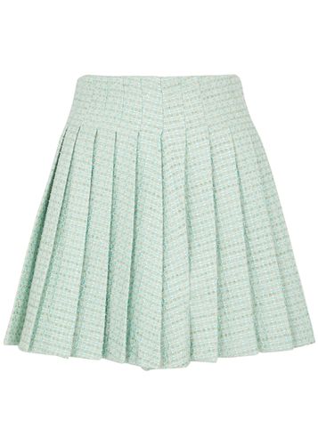 Pleated Bouclé Tweed Mini Skirt - - 10 (UK10 / S) - Self-portrait - Modalova