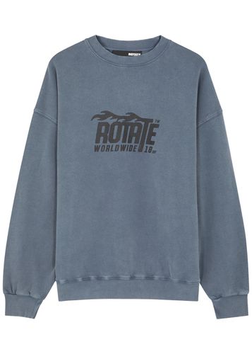 Enzyme Logo-print Cotton Sweatshirt - - L (UK14 / L) - ROTATE Sunday - Modalova