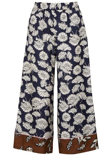 Divo Floral-print Silk-satin Trousers - - 10 (UK10 / S) - Max Mara Weekend - Modalova