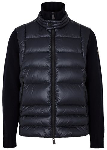 Quilted Shell and Stretch-wool Jacket - - L - Moncler Grenoble - Modalova