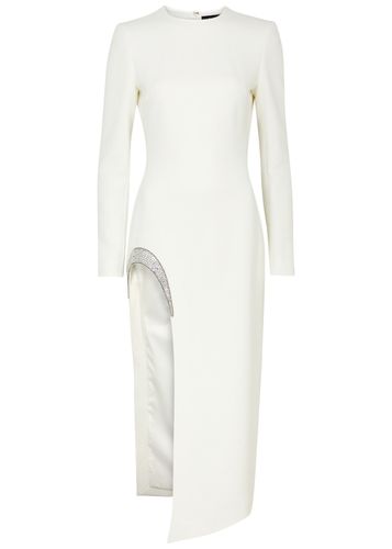 Crystal-embellished Crepe Midi Dress - - 10 (UK10 / S) - DAVID KOMA - Modalova