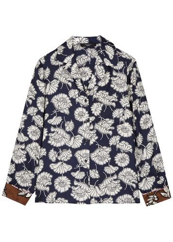 Palla Floral-print Silk-satin Shirt - - 10 (UK10 / S) - Max Mara Weekend - Modalova