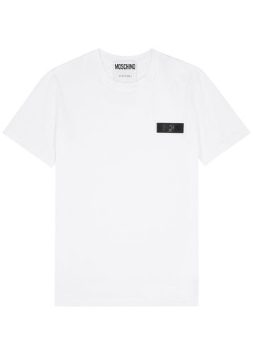 Logo Cotton T-shirt - Moschino - Modalova