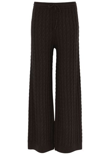 Totême Cable-knit Wool and Cashmere-blend Trousers - - L (UK14 / L) - TOTÊME - Modalova