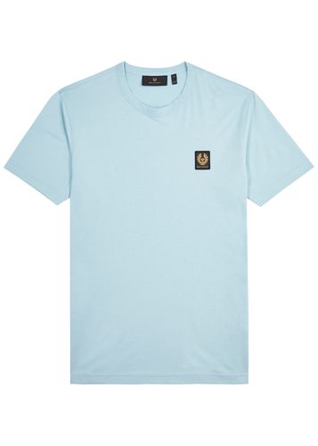 Belstaff Logo Cotton T-shirt - Blue - Belstaff - Modalova