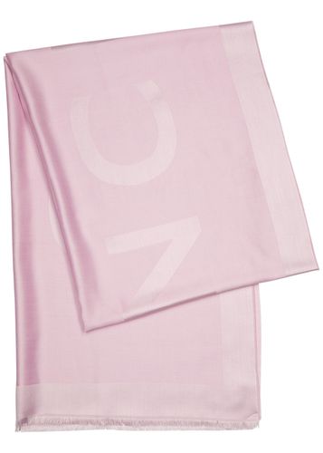 Logo-jacquard Silk-blend Scarf - Givenchy - Modalova