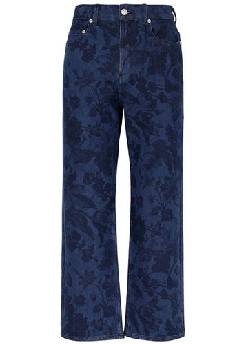 Floral-print Cropped Straight-leg Jeans - - 10 (UK10 / S) - Erdem - Modalova