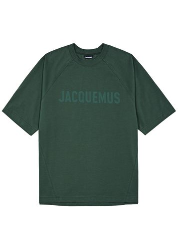 Le T-shirt Typo Logo-print Stretch-cotton T-shirt - Jacquemus - Modalova