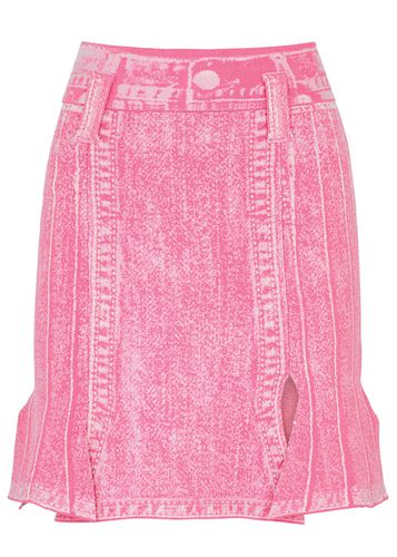 Dahlia Intarsia Stretch-knit Mini Skirt - - S (UK8-10 / S) - PH5 - Modalova
