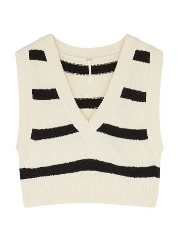 Santa Monica Striped Cotton-blend Vest - - M (UK 12-14 / M) - Free People - Modalova