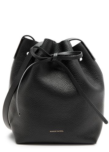 Soft Mini Leather Bucket bag - Black - Mansur Gavriel - Modalova